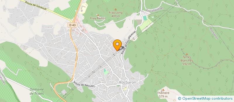 localisation de l'entreprise SCI FIL QUI CHANTE  ROCBARON