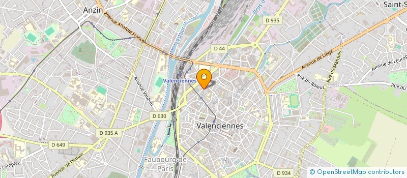 localisation de l'entreprise SCI FILA  VALENCIENNES