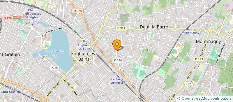 localisation de l'entreprise SCI FILAC  DEUIL-LA-BARRE