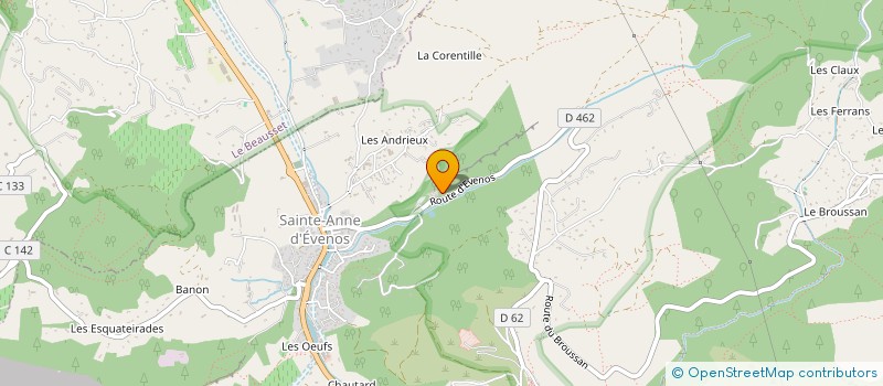 localisation de l'entreprise SCI FILAC  EVENOS