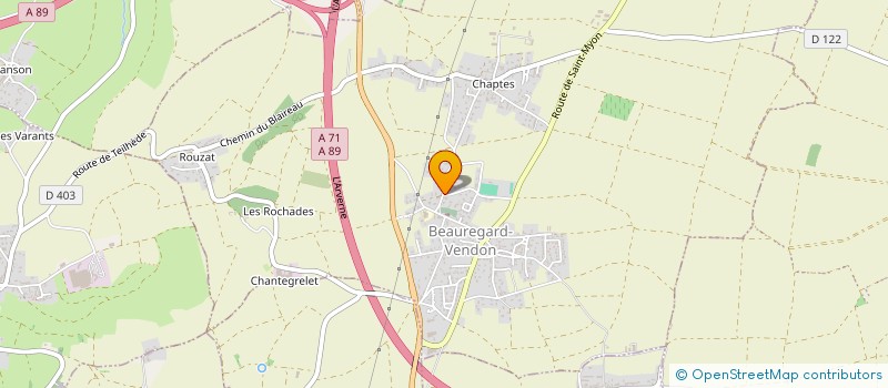 localisation de l'entreprise SCI FILAIRE  BEAUREGARD-VENDON