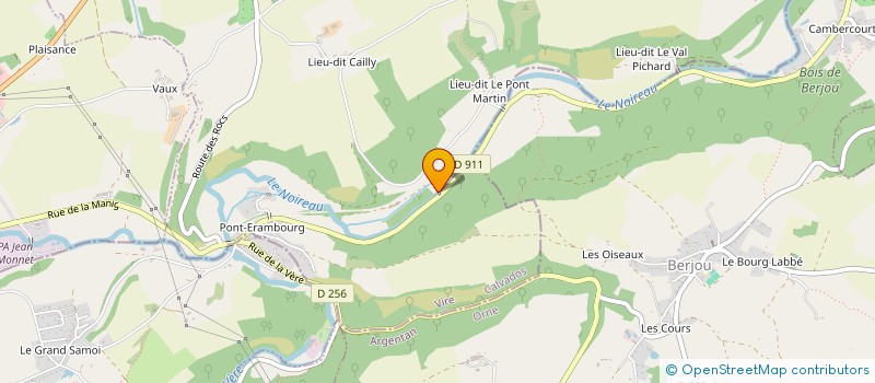 localisation de l'entreprise SCI FILATURE DE CAILLY  SAINT-DENIS-DE-MERE