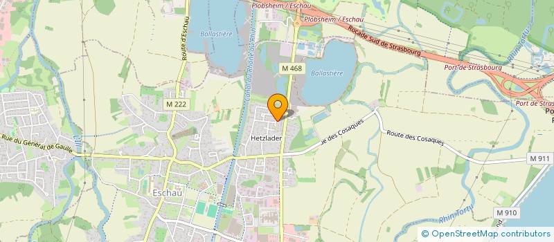 localisation de l'entreprise SCI FILCAV  ESCHAU