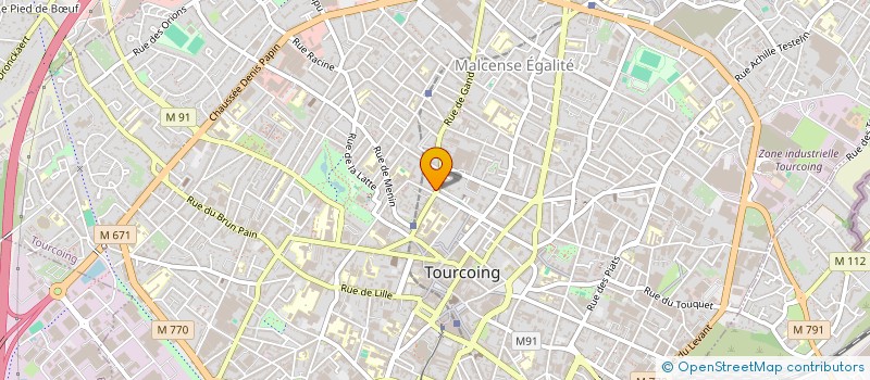 localisation de l'entreprise SCI FILCO  TOURCOING