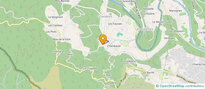 localisation de l'entreprise SCI FILCRIS à GRAVIERES