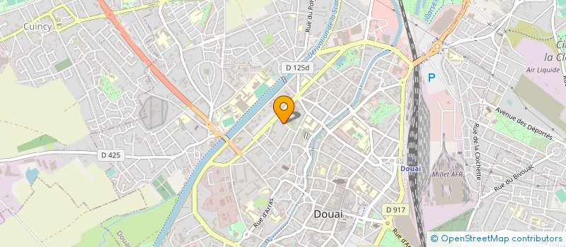 localisation de l'entreprise SCI FILE à DOUAI