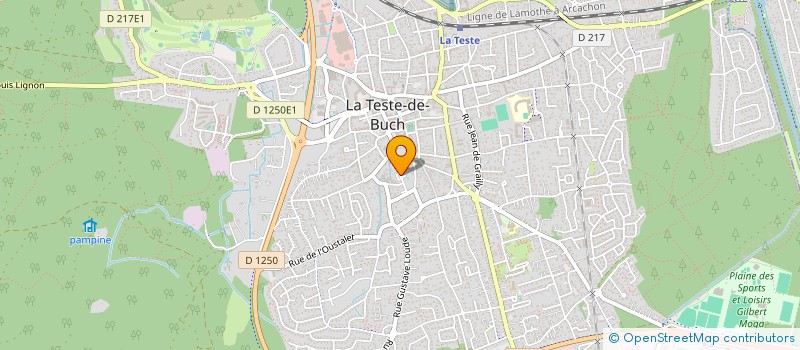 localisation de l'entreprise SCI FILEA à LA TESTE-DE-BUCH