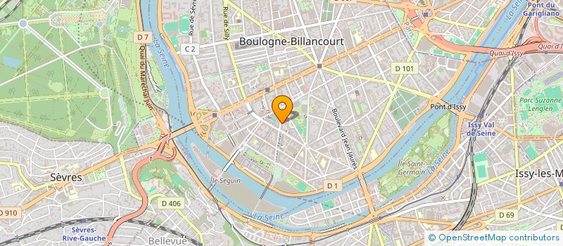 localisation de l'entreprise SCI FILECIS à BOULOGNE-BILLANCOURT