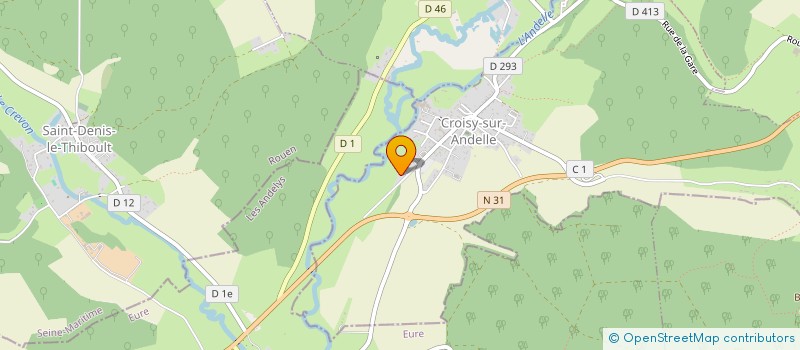 localisation de l'entreprise SCI FILI@  CROISY-SUR-ANDELLE