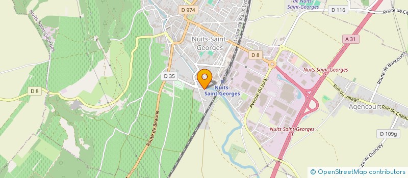 localisation de l'entreprise SCI FILIBER FRERES à NUITS-SAINT-GEORGES