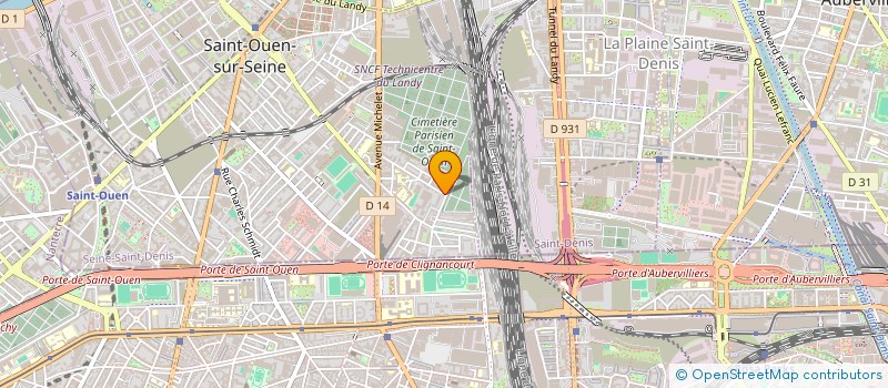 localisation de l'entreprise SCI FILICE à SAINT-OUEN-SUR-SEINE