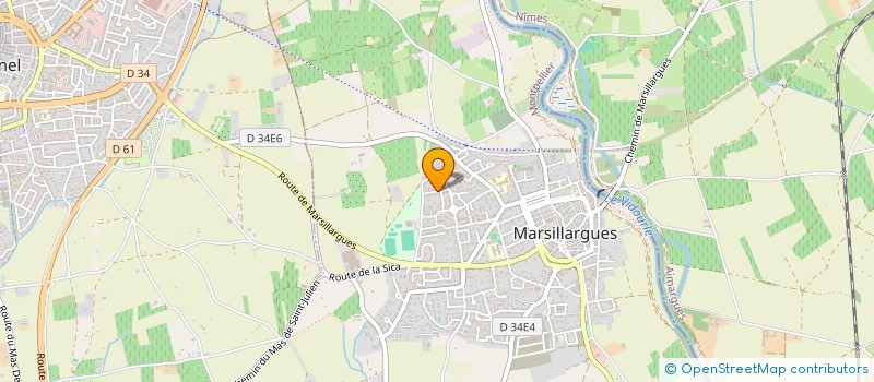 localisation de l'entreprise SCI FILICO  MARSILLARGUES