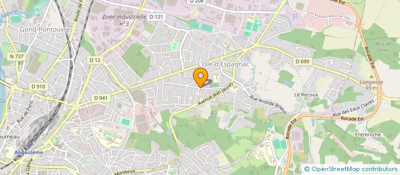 localisation de l'entreprise SCI FILIP CLEMENT  L'ISLE-D'ESPAGNAC