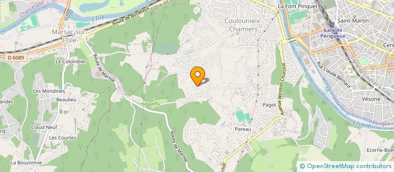 localisation de l'entreprise SCI FILIPAV  COULOUNIEIX-CHAMIERS