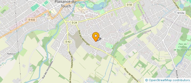 localisation de l'entreprise SCI FILIPE  PLAISANCE-DU-TOUCH