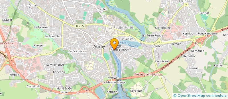 localisation de l'entreprise SCI FILIPPI à AURAY
