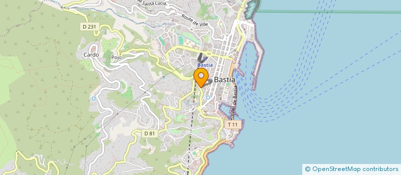 localisation de l'entreprise SCI FILIPPI SEBASTIANI à BASTIA