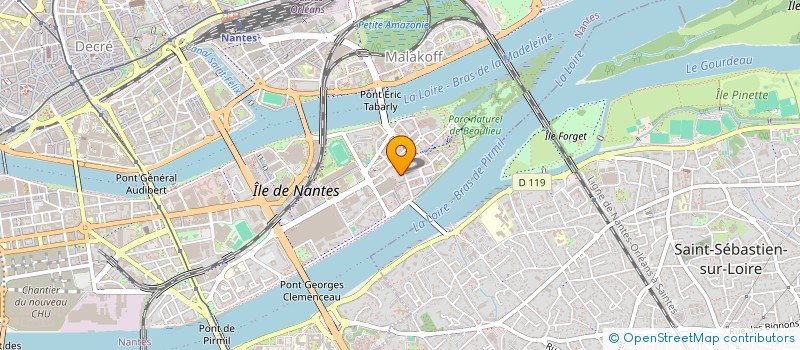 localisation de l'entreprise SCI FILIS  NANTES