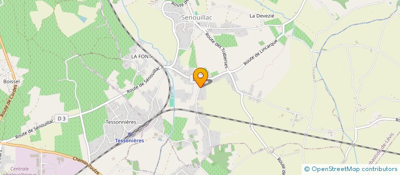 localisation de l'entreprise SCI FILISA  SENOUILLAC