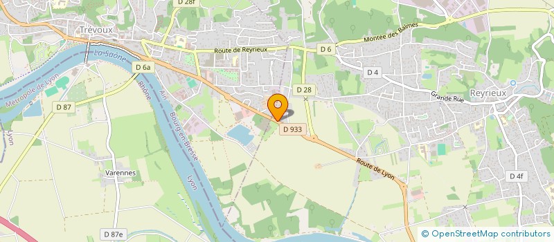 localisation de l'entreprise SCI FILIZ à REYRIEUX