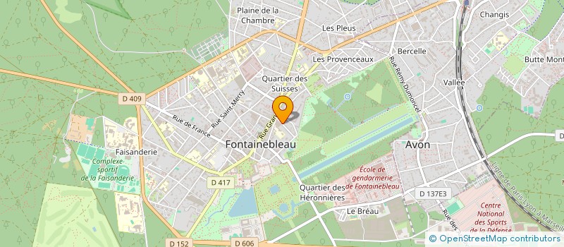 localisation de l'entreprise SCI FILLAIN à FONTAINEBLEAU