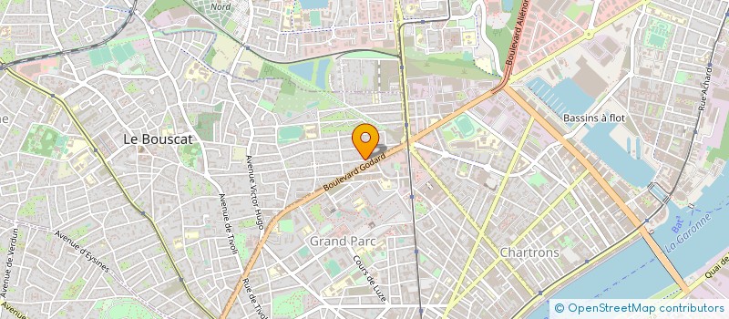 localisation de l'entreprise SCI FILLES DE BARROS  LE BOUSCAT