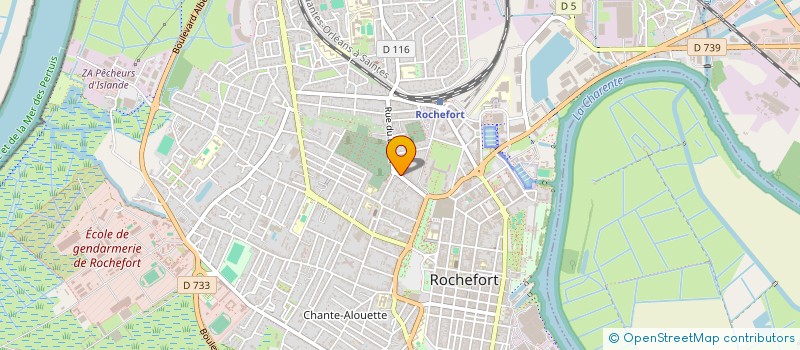 localisation de l'entreprise SCI FILLIOL RIBEYROL  ROCHEFORT