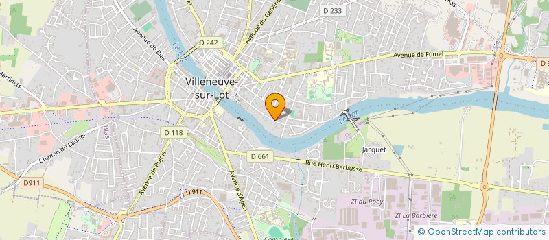 localisation de l'entreprise SCI FILLOL  VILLENEUVE-SUR-LOT