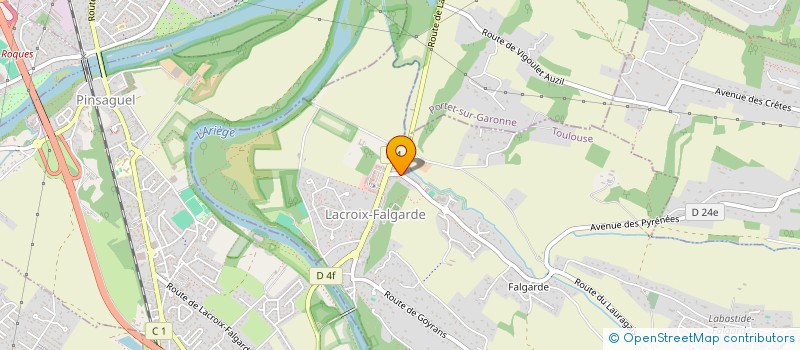 localisation de l'entreprise SCI FILMAL  LACROIX-FALGARDE