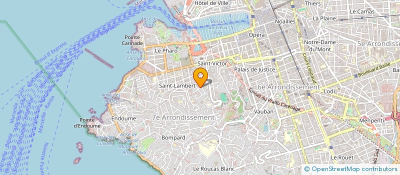 localisation de l'entreprise SCI FILMS à MARSEILLE