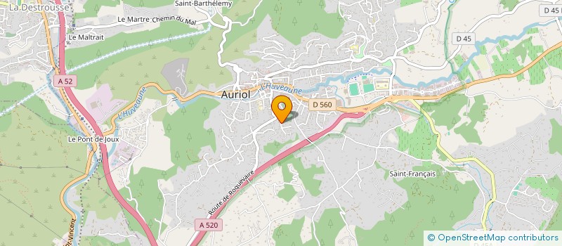 localisation de l'entreprise SCI FILO à AURIOL