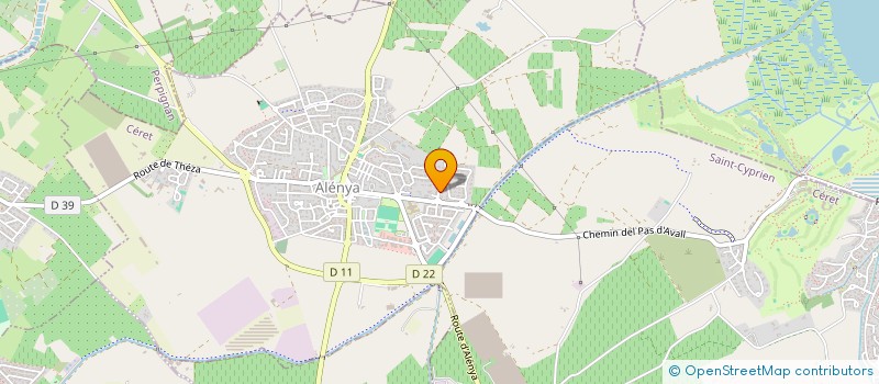 localisation de l'entreprise SCI FILOGI  ELNE