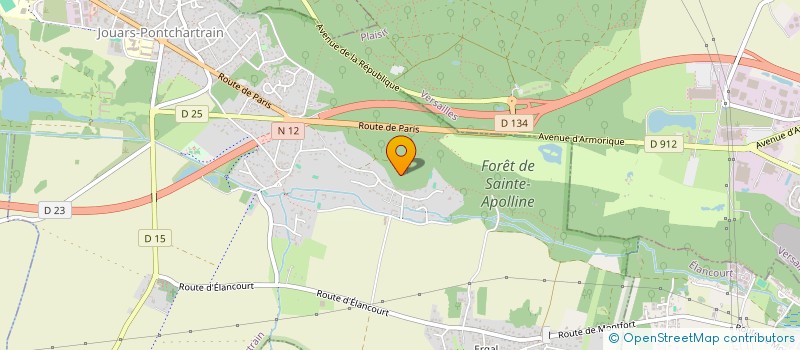 localisation de l'entreprise SCI FILOMENA  JOUARS-PONTCHARTRAIN