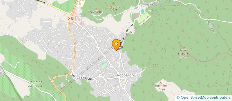 localisation de l'entreprise SCI FILOMENO  ROCBARON