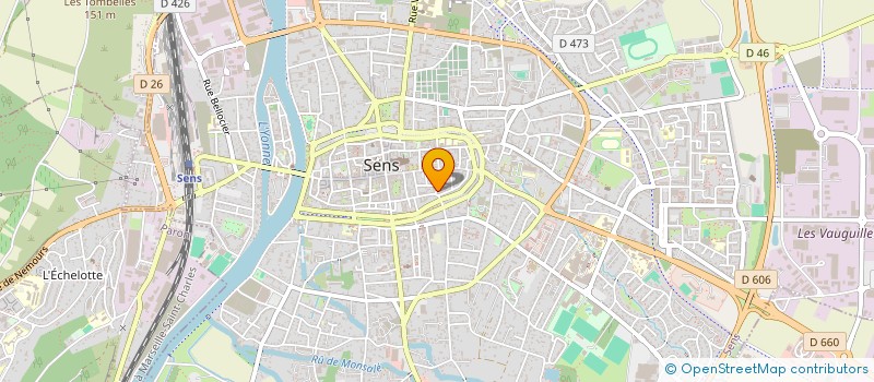 localisation de l'entreprise SCI FILOT  SENS