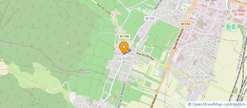 localisation de l'entreprise SCI FILOU à MARSANNAY-LA-COTE