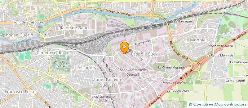 localisation de l'entreprise SCI FILOUPAT  CESSON-SEVIGNE
