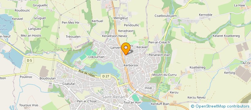 localisation de l'entreprise SCI FILY  SAINT-RENAN