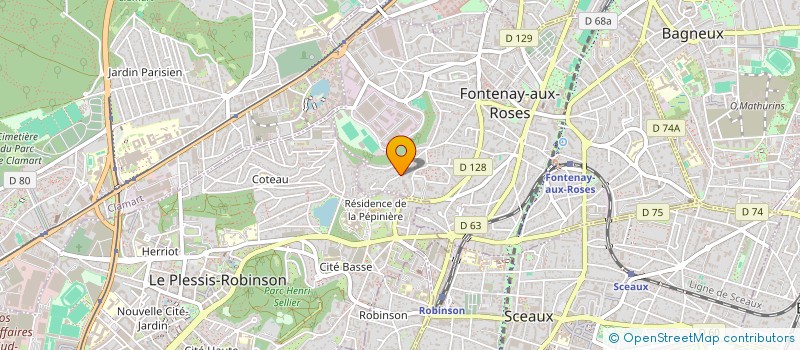 localisation de l'entreprise SCI FIM  FONTENAY-AUX-ROSES