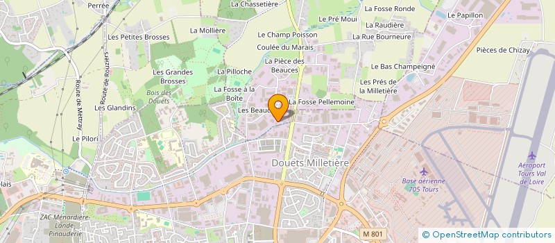 localisation de l'entreprise SCI FIMA  NOTRE-DAME-D'OE