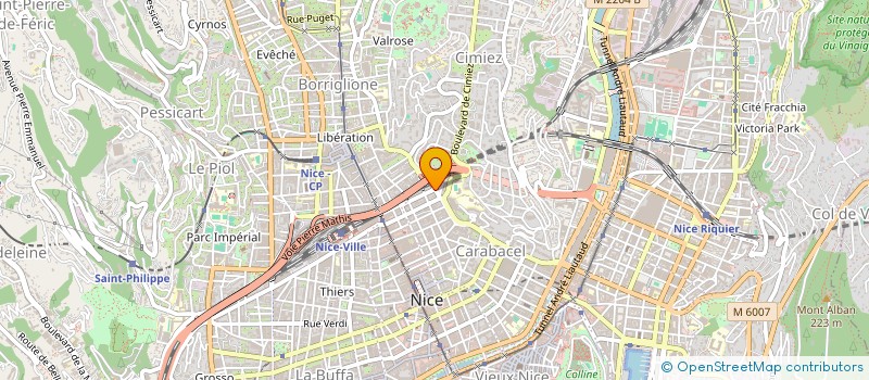 localisation de l'entreprise SCI FIMALIVE à NICE