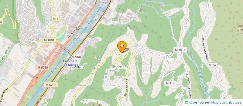 localisation de l'entreprise SCI FIMALOU  COLOMARS