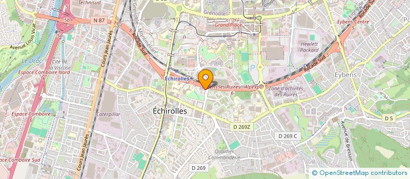 localisation de l'entreprise SCI FIMEXEL à ECHIROLLES