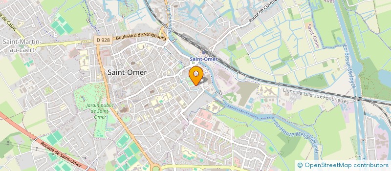 localisation de l'entreprise SCI FIMMO  SAINT-OMER