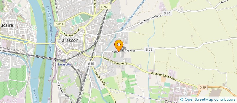 localisation de l'entreprise SCI FIMO  TARASCON