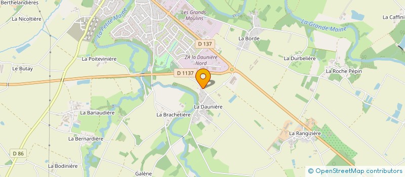 localisation de l'entreprise SCI FIMO à MONTAIGU-VENDEE