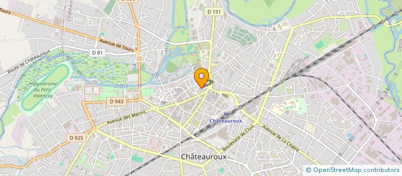 localisation de l'entreprise SCI FIMOB à CHATEAUROUX