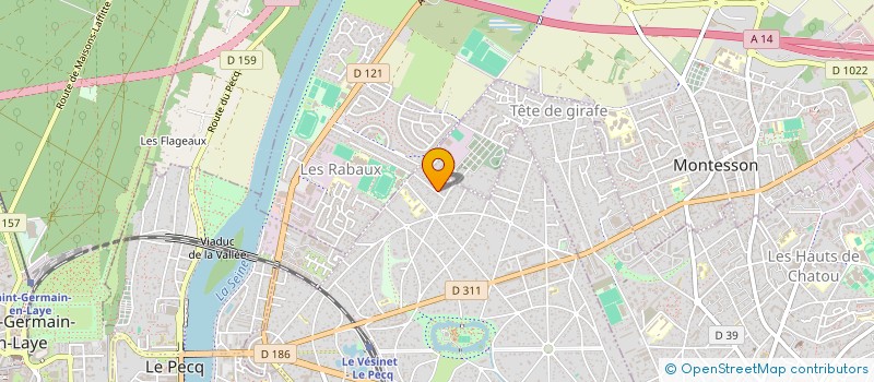 localisation de l'entreprise SCI FIMOCEAN  LE VESINET