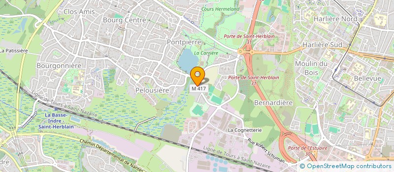 localisation de l'entreprise SCI FIMP  SAINT-HERBLAIN