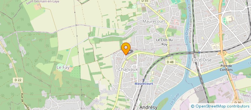 localisation de l'entreprise SCI FINA  ANDRESY